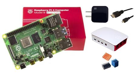 Kit Raspberry Pi 4 B 2gb Orig Uk Element14 + Fuente 3A + Gabinete + Cooler + HDMI + Disip   RPI0099